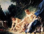 Francois Boucher Diana Resting after her Bath painting